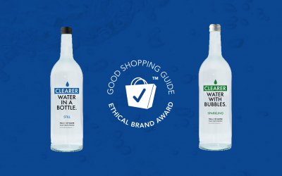 Clearer Water have attained The Good Shopping Guide’s Ethical Brand Award!